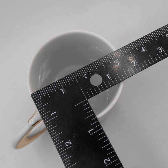 VINTAGE C & R STARS WHITE & GOLD WITH STAR DREAM WISH DESIGN COFFEE TEA MUG CUP - Picture 8 of 8